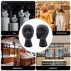 Foldable Female Mannequin Wig Display Head with EPS Flocking view 4