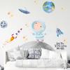 Astronaut Wall Decal V295, Hand-Drawn, Space Theme, 20 x 20 cm view 1