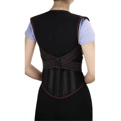 XWSM Tourmaline Self-Heating Full-Back Support Brace with 108 Magnets, XL