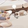 MeiAOBest Interactive Cat Toy, Funny Cat Wand, Floppy Fish, Indoor Cat Toy (Dog Tail) view 2