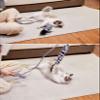 MeiAOBest Interactive Cat Toy, Funny Cat Wand, Floppy Fish, Indoor Cat Toy (Dog Tail) view 4