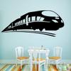Zdklfm69 Train Family Wall Sticker, Decorative Vinyl Wall Decal for Children's Room, 114 x 50 cm view 1