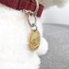 Personalized Brass Dog Tag, 3D Purebred Dog Design, Front and Back Engraving, 31 mm view 3