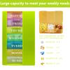 Portable Weekly Pill Organizer, 3 Times Daily, Stackable view 2