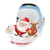 Snowman Claus Moon Car Seat Canopy and Nursing Cover view 2