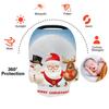 Snowman Claus Moon Car Seat Canopy and Nursing Cover view 4