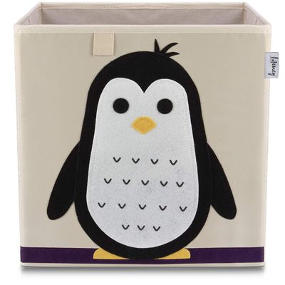 LIFENEY Penguin Storage Box for Cube Shelves