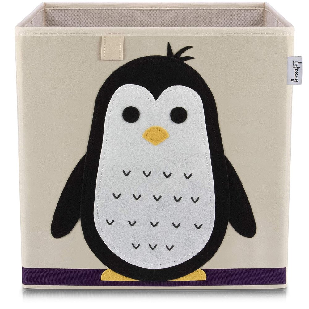 LIFENEY Penguin Storage Box for Cube Shelves