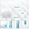 YeBon Baby Muslin Bath Towels, 6-Layer Cotton, 105 x 105 cm, White, 2-Pack view 3