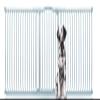 Bettacare Extra High Curved Pet Gate, 271cm - 280cm, Matt Grey view 1
