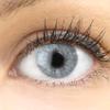 GLAMLENS Keira Blue Opaque Blue Monthly Contact Lenses with Case, -4.00 Diopters, 1 Pair view 2