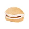 Cute Hamburger Bed Kennel, Warm Waterproof Sleeping Bag Nest for Cats and Puppies, Beige view 1