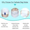summerr Catheter Leg Bag Holder, Urinary Drainage Bag Sleeve for Incontinence (5 Pieces, L) view 3