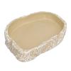 Zerodis Reptile Feeding Bowl, Resin Pet Water Bowl, 4.2x3.0in, Lizard Gecko Pet Bowls for Aquarium view 3