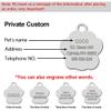 Personalized Glitter Paw-Shaped Pet Tag with Hook and Bell, Pink view 4
