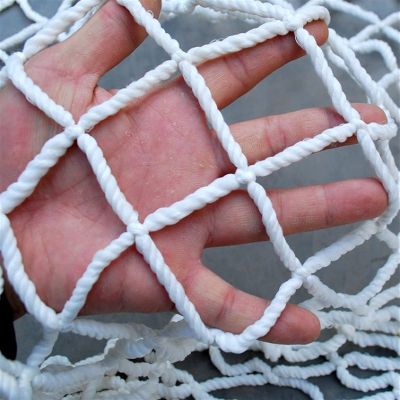 White Nylon Balcony Safety Net for Cats, Children, Windows and Stairs, 1.5 x 10 m