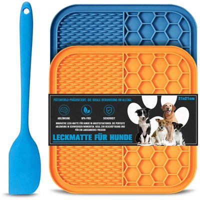 Ptsworld Dog Lick Mat - 2 Pack