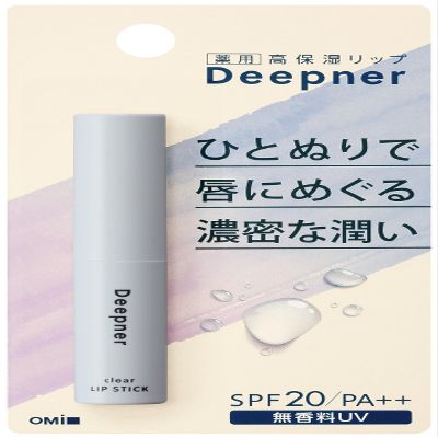 Omi Brotherhood Menturm Deepner Lip Stick - Clear - 2.3 g