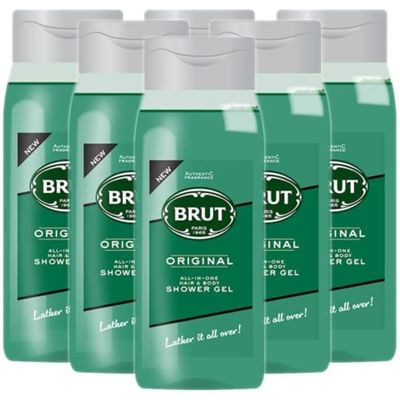 Brut Original Shower Gel 500 mL (Pack of 6)