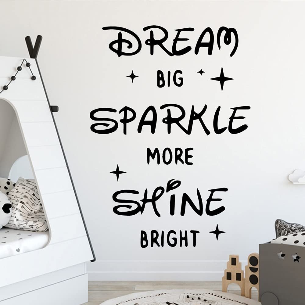 Zdklfm69 Dream Quote Wall Decal, Decorative Waterproof Sticker, 57 x 78 cm