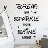 Zdklfm69 Dream Quote Wall Decal, Decorative Waterproof Sticker, 57 x 78 cm view 1