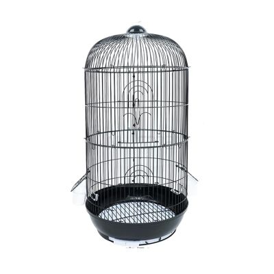 QTBH Round Birdcage, White, 70 x 34 cm
