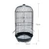 QTBH Round Birdcage, White, 70 x 34 cm view 2