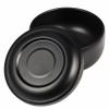 Lurrose Stainless Steel Shaving Soap Bowl for Men with Lid, Black view 1