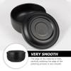 Lurrose Stainless Steel Shaving Soap Bowl for Men with Lid, Black view 3