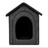 Dog House, Pet Den, Graphite Koleinen + Black Oxford, R1: 32 x 38 cm view 2