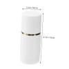 6-Pack 20 mL Refillable Sponge-Top Travel Bottles, White view 2
