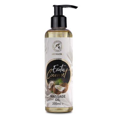 Coconut Massage Oil, 200 ml – Body Care with Coconut and Almond Oils