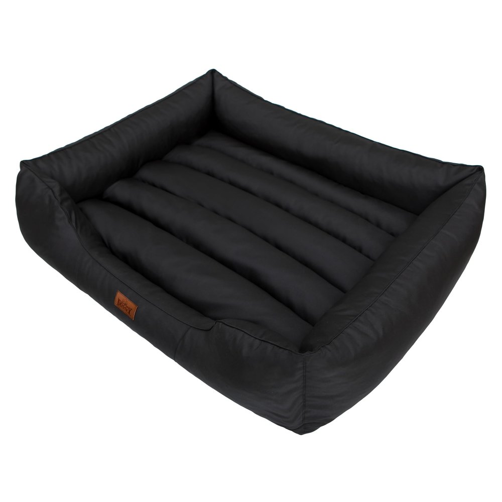 HOBBYGARDEN Comfort Dog Bed, XL, 65 x 50 cm, Black