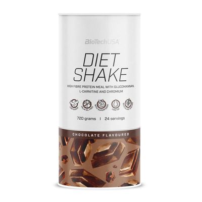 BioTechUSA Diet Shake | High-Fiber Whey Protein Drink Powder
