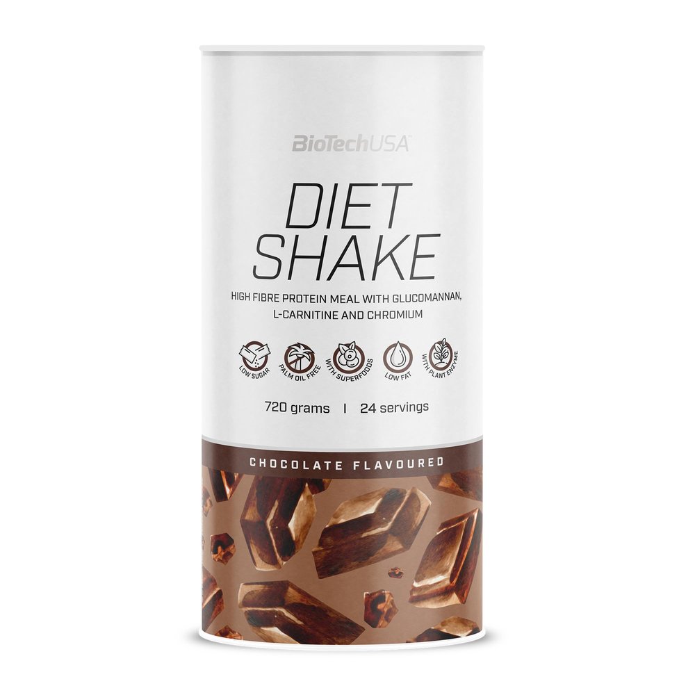 BioTechUSA Diet Shake | High-Fiber Whey Protein Drink Powder