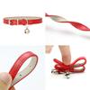 JZK 6-Pack Leather Cat Collars with Removable Bells view 4