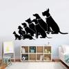 QIANGTOU Pet Shop Sitting Dog Wall Sticker, Vinyl Decal, 72 x 42 cm view 1