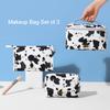 MIRASON Makeup Bag Set, 3-Piece Travel Cosmetic Organizer Set for Women view 4
