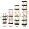 360° Rotatable Children's Cartoon Storage Rack, Large Capacity, Floor-Standing, Removable, Space-Saving, 5 Tiers view 2