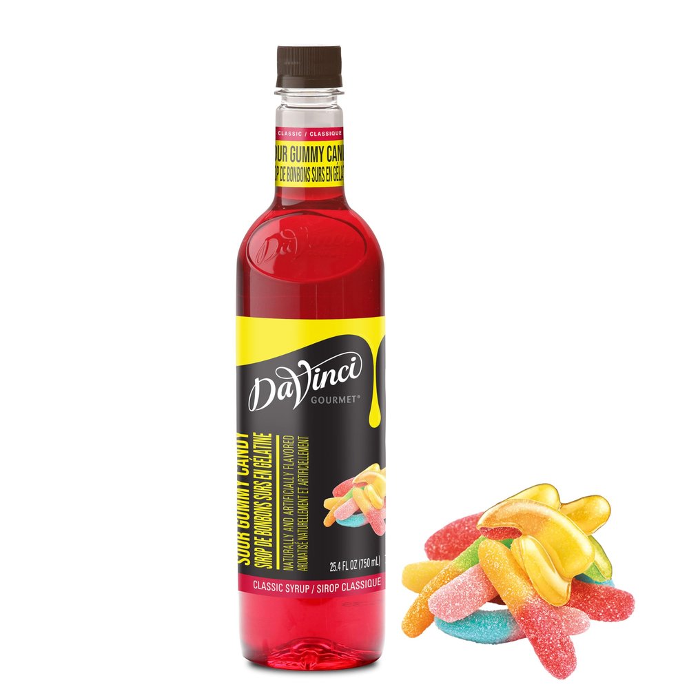DaVinci Gourmet Sour Gummy Syrup, 70 ml (1 ct)