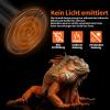 LUCKY HERP 2-Pack 50W Ceramic Reptile Heat Lamp, E27 view 3