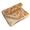 YAOTT Dog Blanket, Washable Plush Pet Pad with Paw Pattern, Coffee, M view 1