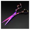 RH-HPC 6-Inch Professional Hair Cutting Scissors with Colorful Dragon Handle, Silver Cutting view 4