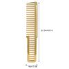 Hair Styling Comb for Curly or Straight Hair, Wet or Dry, Gold view 3