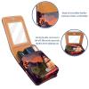 Cabin In The Woods Lip Gloss Holder Lipstick Case, Portable Makeup Bag, Travel Lipstick Organizer with Mirror view 4