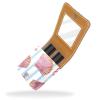 Sea Shell Marine Life Pattern Lip Gloss Holder with Mirror view 2
