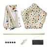 lodaonou Dog & Cat Tent with Cushion and Nameplate, 50 x 50 x 60 cm (M) view 2