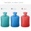 BcofoA Hot Water Bottle for Lower Back and Arthritis Pain Relief with Soft Fleece Cover, Red, Medium view 2