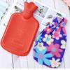 BcofoA Hot Water Bottle for Lower Back and Arthritis Pain Relief with Soft Fleece Cover, Red, Medium view 3
