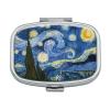 Portable Metal Pill Organizer with 2 Compartments view 1